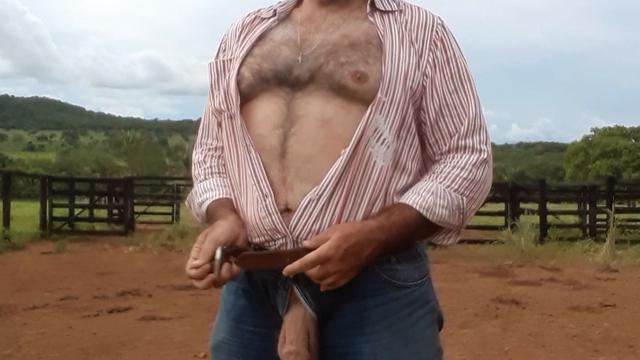 COWBOY CAVALAO NO CURRAL 
