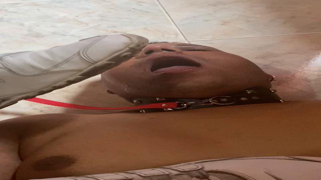 Spit in Mouth and Licking Male Sneakers