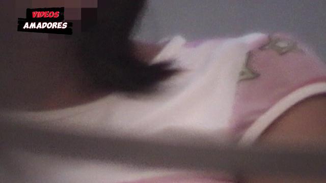 Filming the young girl's panties