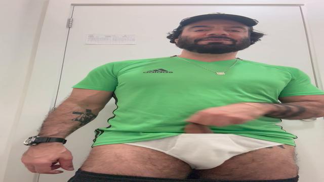 Vídeo parte 2: eu arrumando a rola na cueca prás fot...