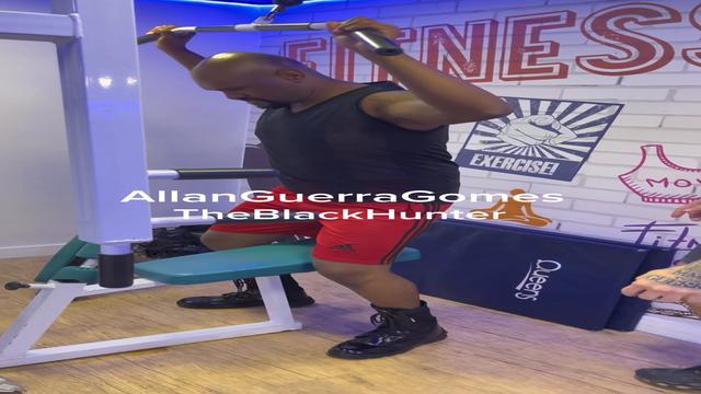 Depois do treino, Allan guerra me comeu 