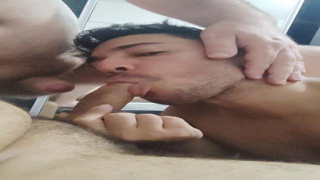 Dois machos parrudos