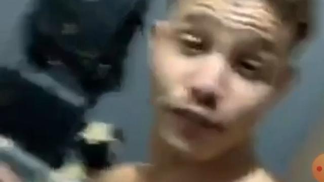 Héteros brincando na live