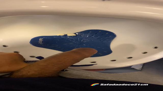 Piss in the gym bathroom