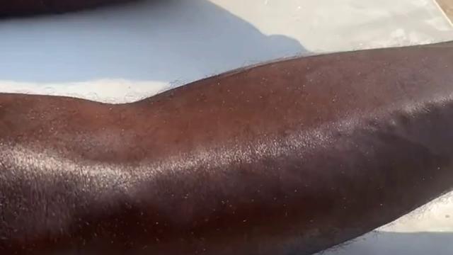 Boy Black Muscle 23cm