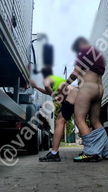 Video 49 - Fucking between trucks