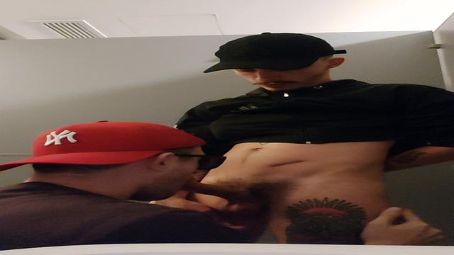 14 - I sucked the tattooed young man in the bathroom