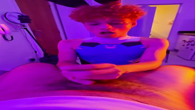 He said he couldn't have sex in the fur. But I insisted and when I made him cum feeling the head of my dick, it was easy to give in. 