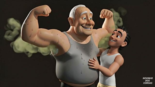 Senhor Antônio depois da academia 