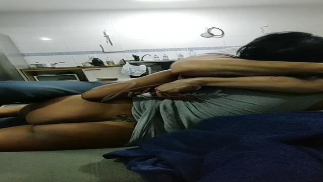 Recebendo a visita do namorado! 