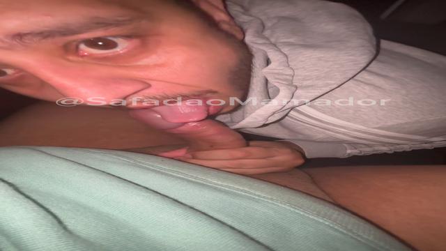 Achei esse Urso Novinho Pauzudo na Rua e mamei no carro