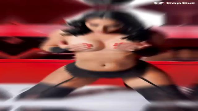 Luana Pimenta ensaiando