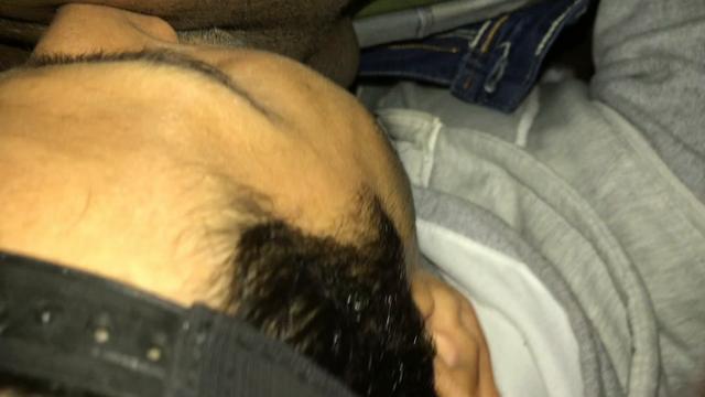 Sucking the big black cock in the woods.