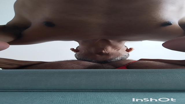 Ursão é macho na academia mas olha como me recebeu...