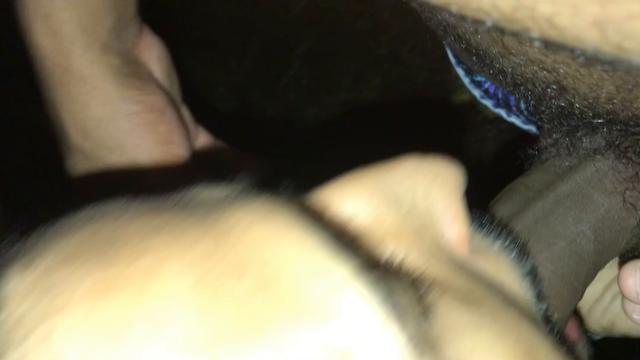 Brotherhood with a man with a thick roll and pie in ...