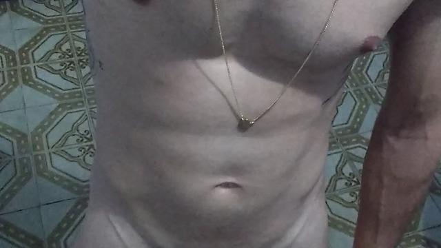 Picão gozando antes de dormir