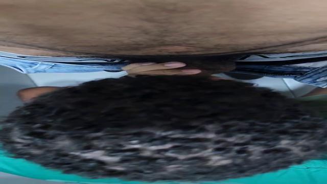 Sucking the parking lot guy in his work bathroom