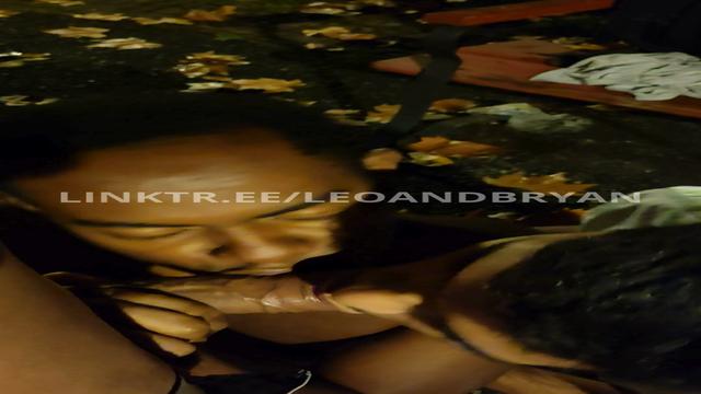 A friend filmed us cumming in the square and got hor...