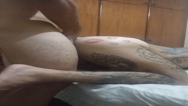 Big-dicked stud, gave my greedy ass the treatment it...