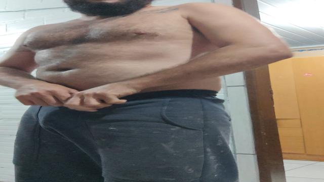 Loco por um banho. 