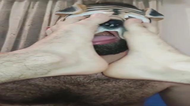 Chupando pé 