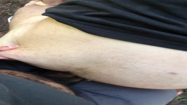 I fucked two asses on the park trail