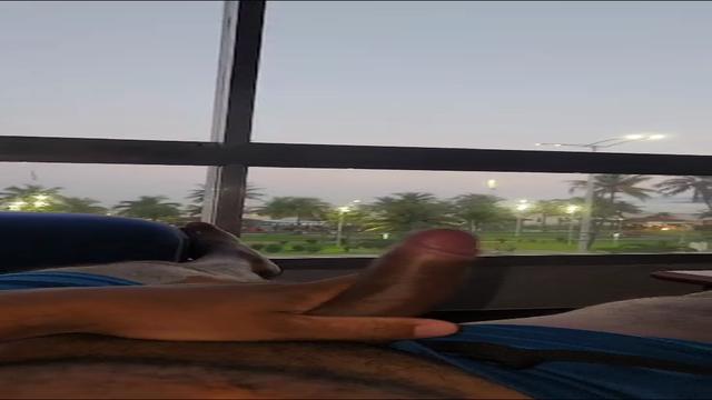 Querendo bater uma olhando essa vista de santos 