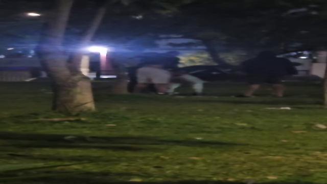 Praça da putaria, dei muito o cuzinho 