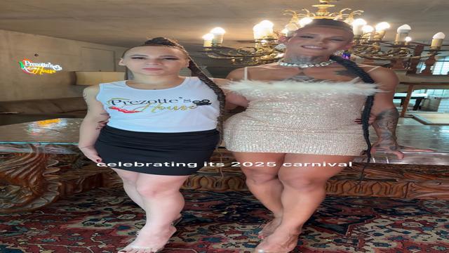 Sabrina Prezotte brings Livanna Lizz, for the hottest Trans Carnival in the world at Prezotte's House.