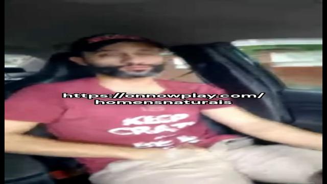 No carro e com tesão