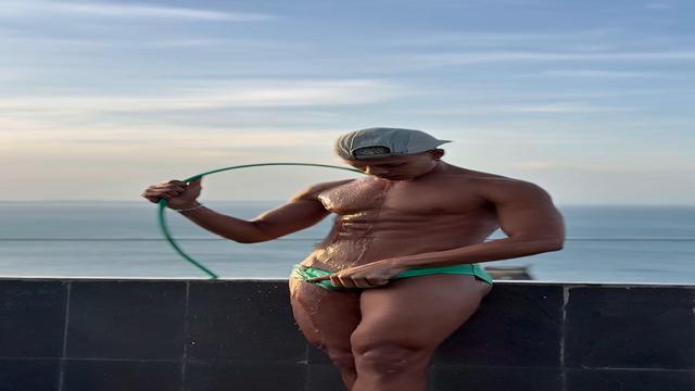 Banho de mangueira 