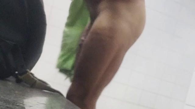 Catching Coroa Jebudo in the locker room. 