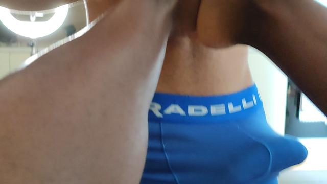 Leo and Bryan showing off and sucking each other