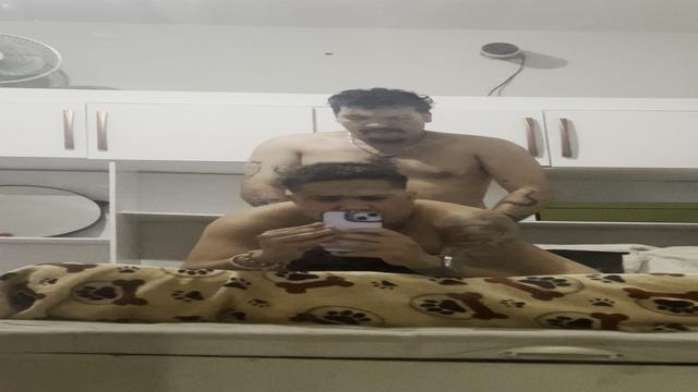 My chubby friend left his wife at home to sleep with a real man.