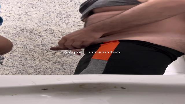  in the bathroom with a boy