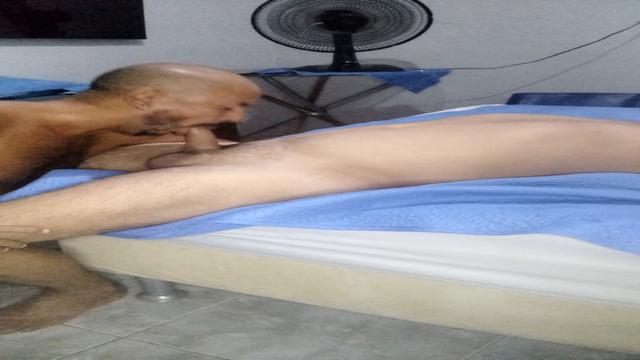 The neighbor came back just to receive a nice blowjob.