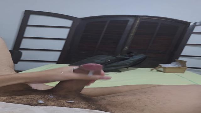 Imagine feeling this jet warming up the bottom of your ass? It's enough to make any little slut thirsty to fulfill his fantasies with a male eater's cock!!