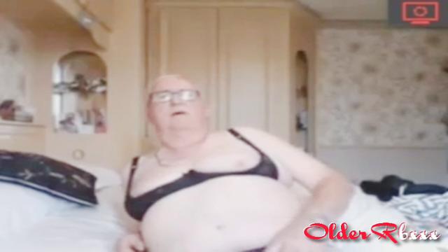 chubby daddy in lingerie