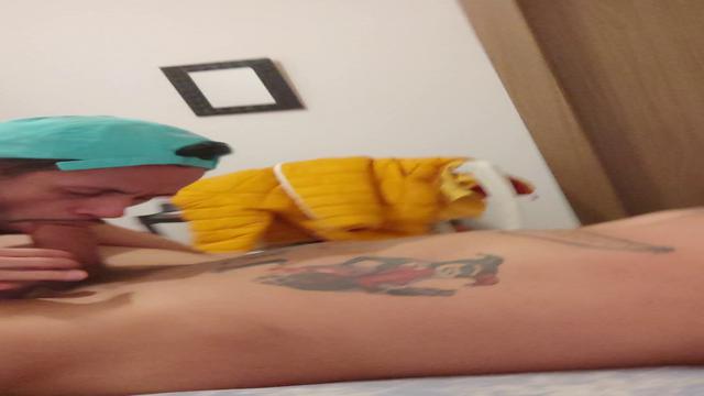 Mafará  me surrou na pica dele