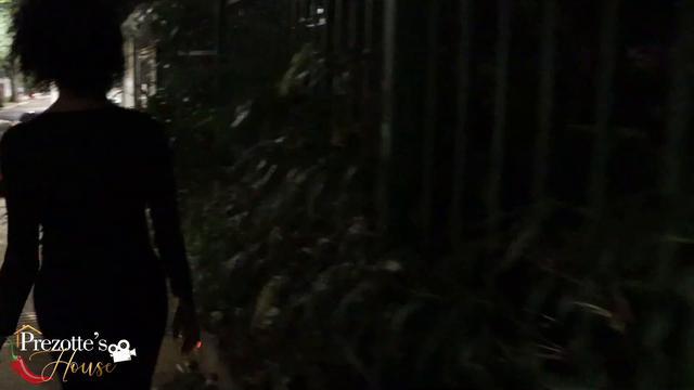 Check out the delicious, Debora Santos went out for a walk, and after she came back she had a good cumshot for you at Prezotte's House.