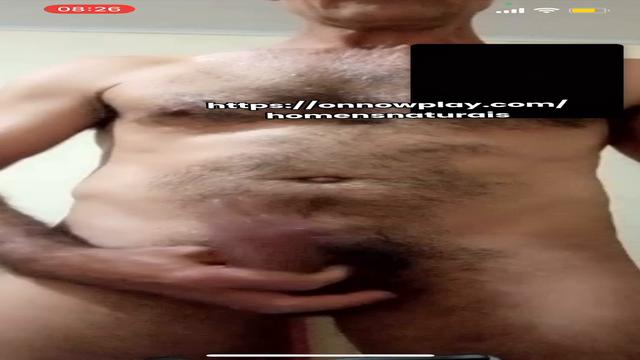 Coroa gostoso peludo