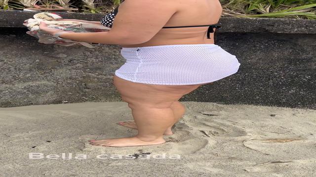 Troquei de roupa na praia