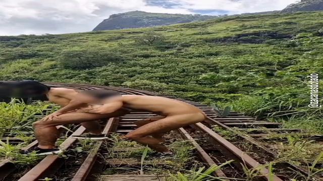 NAS ALTURAS COM O CROSFITEIRO - TRILHO DE TREM