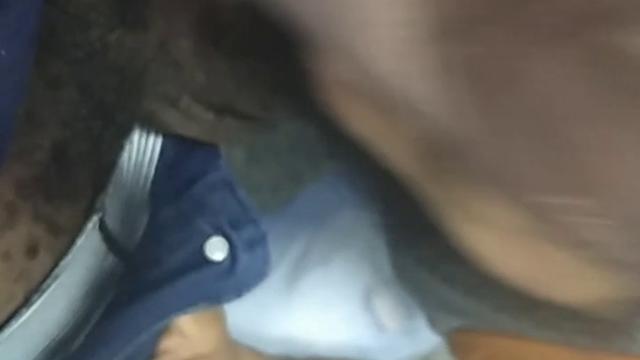 The volume in my pants caught his attention and he s...