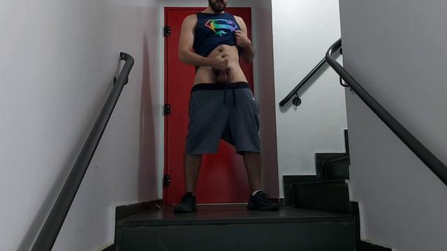 Na escadaria... 