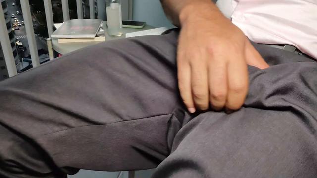 Gozando na sacada