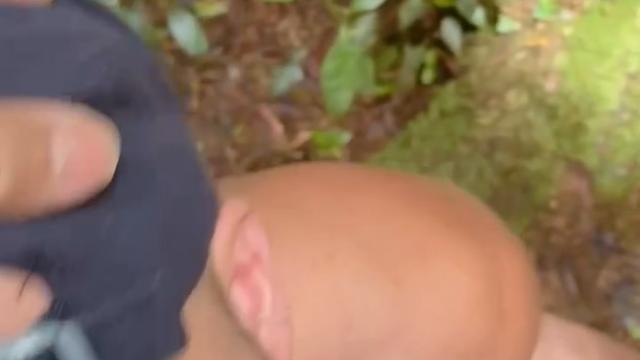 Mamando na trilha 