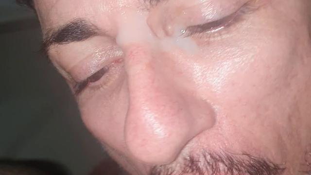 Leite na cara 