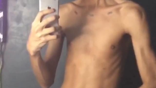 Cumshot in the mirror