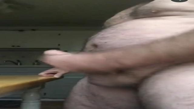 Fat boy enjoying very tasty